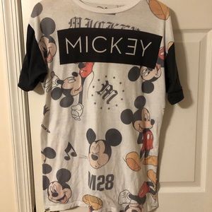 MickeyxNeff graphic tshirt